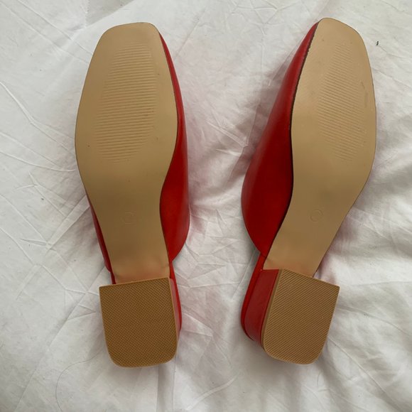 AWOKE Red Mules - Picture 3 of 4